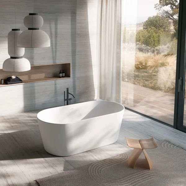 Vasca da bagno free-standing ovale